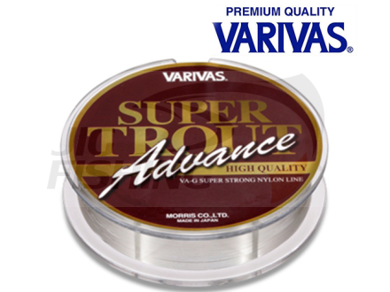 Монофильная леска Varivas Super Trout Advance High Quality 100m #0.4 2lb 0.104mm