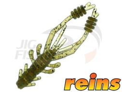 Мягкие приманки Reins Ring Shrimp 3&quot; #005 Green Pumpkin Blue