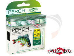 Леска монофильная  Mikado Sensei Perch 150m 0.22mm 6.60kg