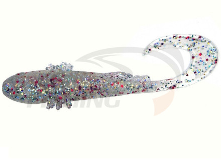 Мягкие приманки Bait Breath BeTanCo Curly Tail 2&quot; #S351 UV Hologram Clear Red