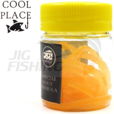 Мягкие приманки Cool Place червь лапша Доширак 4&quot; #Orange Glow