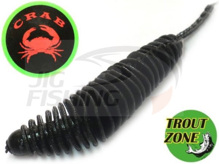 Мягкие приманки Trout Zone Plamp 1.6&quot; Black Crab