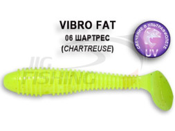 Мягкие приманки Crazy Fish Vibro Fat 2.8&quot; 06 Shartreuse