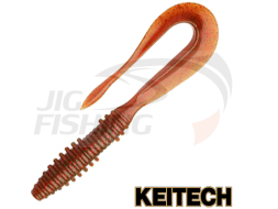 Мягкие приманки Keitech Mad Wag 4.5&quot; #PAL07 Motor Oil Red Flake