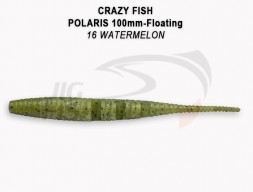 Мягкие приманки Crazy Fish Polaris Floating 4&quot; #16 Watermelon