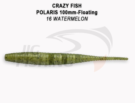 Мягкие приманки Crazy Fish Polaris Floating 4&quot; #16 Watermelon