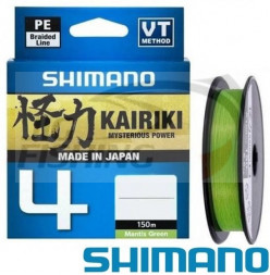 Шнур Shimano Kairiki X4 150m Green 0.28mm 26kg