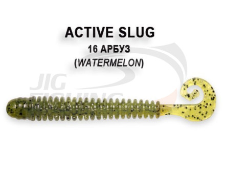 Мягкие приманки Crazy Fish Active Slug 2.8&quot; #16 Watermelon