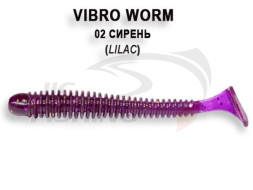 Мягкие приманки Crazy Fish Vibro Worm 2&quot; 02 Lilac