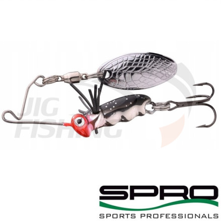 Спиннербейт SPRO Larva Micro Spinnerbait Treble 4cm 7gr #003 Roach