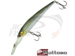 Воблер Mottomo Deep Hooker 90F #Green Silver