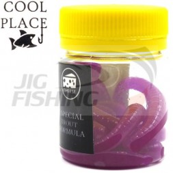 Мягкие приманки Cool Place червь Flat Worm 3.2&quot; #Violet