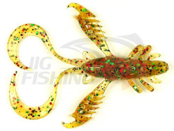 Мягкие приманки Bait Breath Virtual Craw 2.6&quot; #S115 Pumpkin Green Red Seed