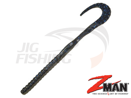 Мягкие приманки Z-man Saw Tail WormZ 6&#039;&#039; #02 Black Blue Flake