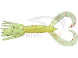 Мягкие приманки Keitech Little Spider 2&quot; #PAL01 Chartreuse Red Flake