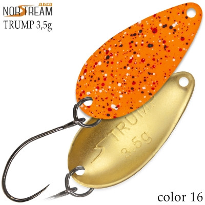 Блесна колеблющаяся Norstream Area Trump 3.5gr #16