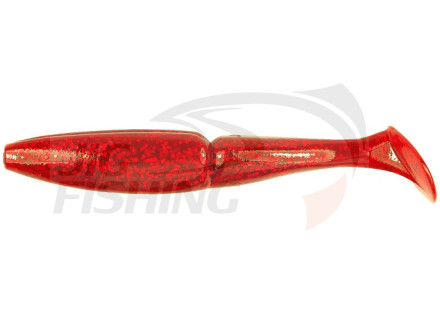 Мягкие приманки Sawamura One&#039;up Shad 4&quot; #035 Red Red Flake