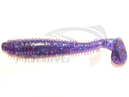 Мягкие приманки Rage Spikey Shad 90mm NLS686 Violet Glitters