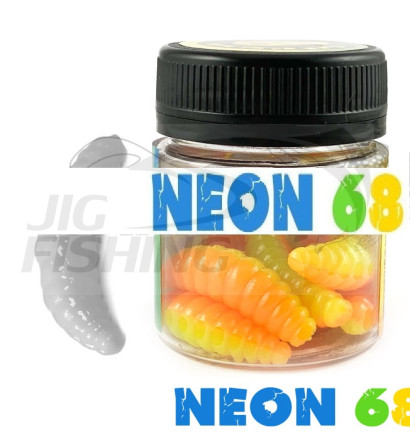 Силиконовые приманки Neon 68 Maggot 1.3&#039;&#039; 35mm #Watermelon