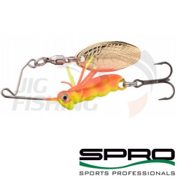 Спиннербейт SPRO Larva Micro Spinnerbait Treble 4cm 7gr #007 UV Sunburst