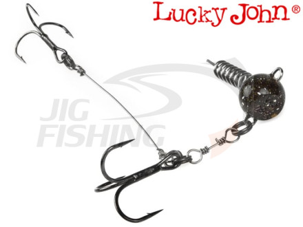 Оснастка Lucky John Deep Pike Stinger Ring L + Flexhead 10gr