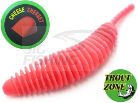 Мягкие приманки Trout Zone Plamp 1.6&quot; Pink Cheese Sherbet