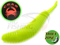 Мягкие приманки Trout Zone Plamp 1.6&quot; Chartreuse Crab