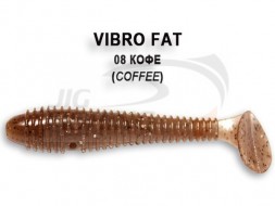 Мягкие приманки Crazy Fish Vibro Fat 2.8&quot; 08 Coffeе