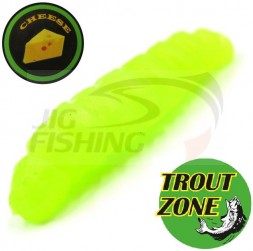 Мягкие приманки Trout Zone Dragonfly Larva 1.2&quot; #Green Chartreuse Cheese