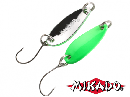 Колеблющаяся блесна Mikado Mini 2.5gr #Green/Silver