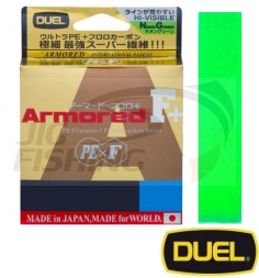 Шнур Duel Armored F+ 100m Neon Green #0.1 0.06mm 2kg