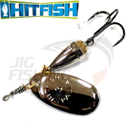 Вращающаяся блесна HitFish Palia Fox #2 6gr 45mm 001