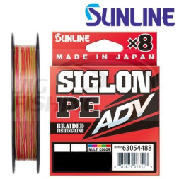 Шнур Sunline Siglon PE x8 ADV 150m Multicolor #2 0.242mm 10.9kg
