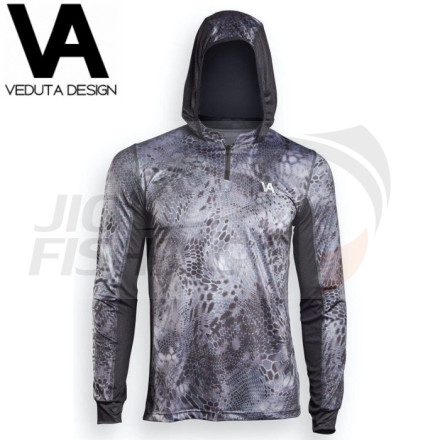 Худи Veduta Reptile Skin Forest Grey Air Series UPF50+ XS