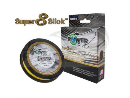Шнур Power Pro Super8Slick Yellow 135m 0.13mm