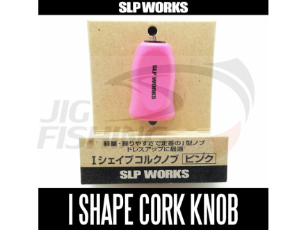 Клавиша ручки безынерционой катушки DAIWA RCS I-Shape Cork Knob Pink