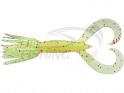 Мягкие приманки Keitech Little Spider 3&quot; #PAL01 Chartreuse Red Flake