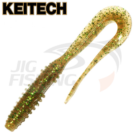 Мягкие приманки Keitech Mad Wag Mini 3.5&quot; #309 Sahara Olive FLK