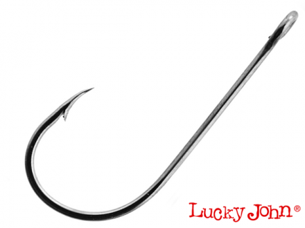 Одинарные крючки Lucky John LJH559 #6 (8 шт в уп)