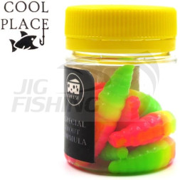 Мягкие приманки Cool Place личинка Maggot 1.6&quot; #P/CH/GR