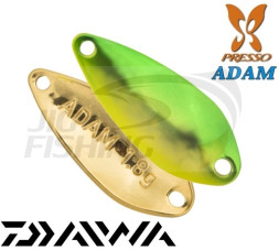 Колеблющаяся блесна Daiwa Presso Adam 2.2gr #Flashing Green