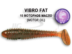 Мягкие приманки Crazy Fish Vibro Fat 2.8&quot; 10 Motor Oil