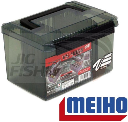 Коробка рыболовная Meiho/Versus VS-4060 Black 185х145х123mm