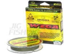 Шнур плетеный Kosadaka Vega 150m #0.08mm 3.82kg Green