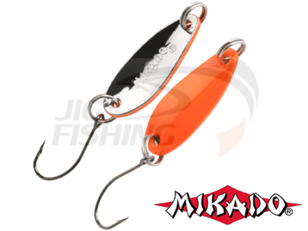 Колеблющаяся блесна Mikado Mini 2.5gr #Orange/Silver