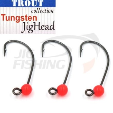 Джиг-головки Trout Tungsten Jig Head MG-3 #6 0.9gr Red (3шт/уп)