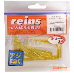 Мягкие приманки Reins Aji Ringer Meat 1.9&quot; #430 Motor Oil Gold