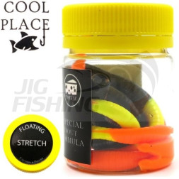 Мягкие приманки Cool Place Bomber Stretch Floating 3.2&quot; #Black Yellow Orange