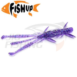 Мягкие приманки FishUp Shrimp 3&quot; #060 Dark Violet/Peacock &amp; Silver