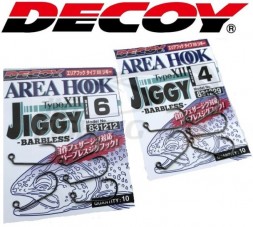 Крючки Decoy Area Hook Type XII Jiggy Barbless #8
